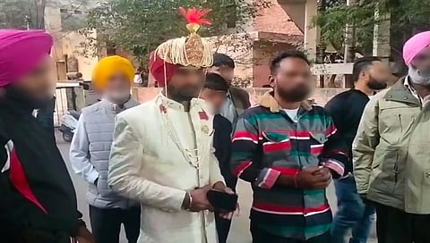 Their parents had arranged the wedding over phone calls,