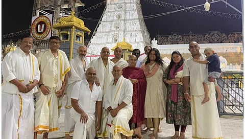 Shivanna Family in tirupati