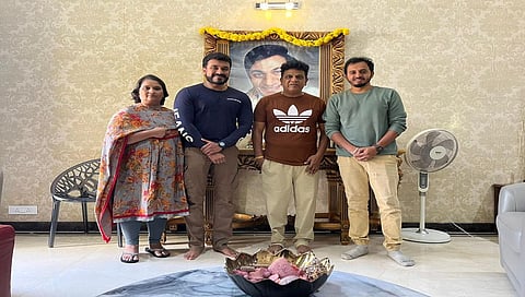 Geetha Shivarajkumar, Dheeren Ramkumar, Shivarajkumar and Sandeep Sunkad