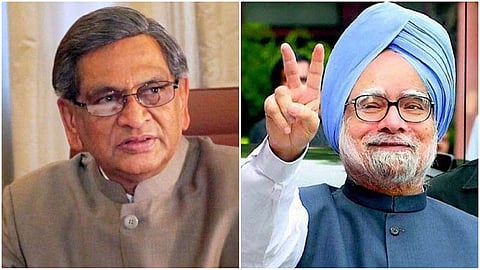 SM Krishna- Manmohan Singh