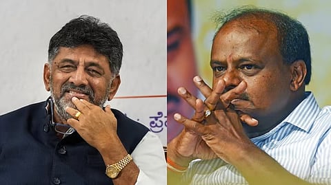 DK Shivakumar-HD Kumaraswamy