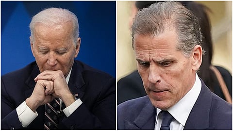 US president Joe Biden- Hunter Biden