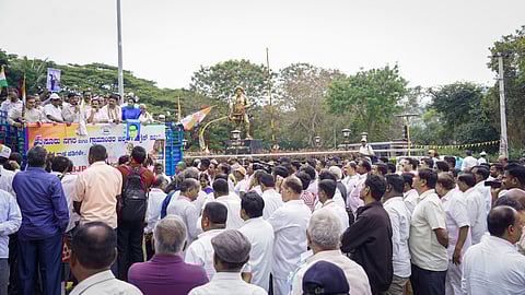 ಕಾಂಗ್ರೆಸ್ ಪ್ರತಿಭಟನೆ