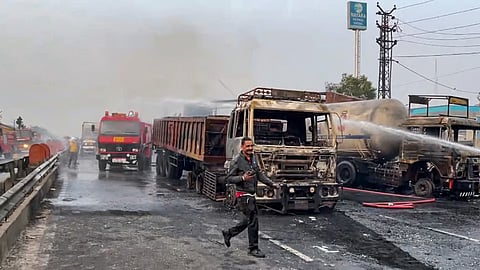 Jaipur gas tanker crash