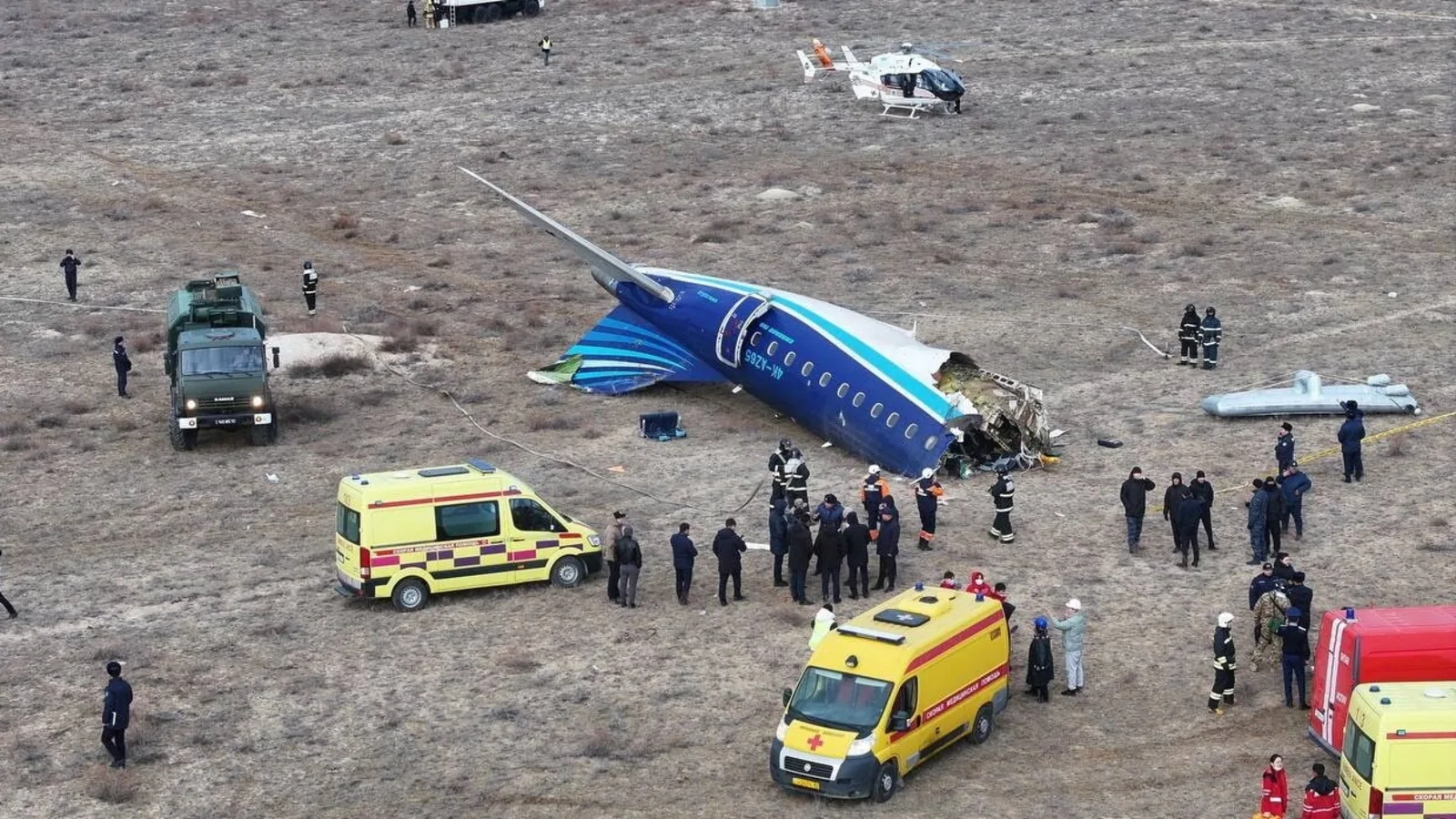 plane crashes in Kazakhstan