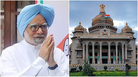 Manmohan Singh- vidhanasoudha