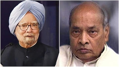 Former PM Manmohan singh- Former PM PV Narasimha rao