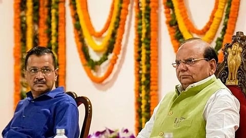 ಅರವಿಂದ್ ಕೇಜ್ರಿವಾಲ್-ವಿಕೆ ಸಕ್ಸೆನಾ