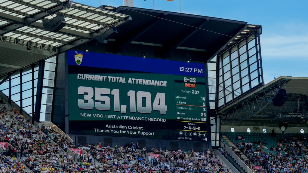 MCG shatters 87-year-old attendance record