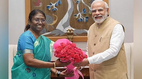 ಎನ್ ಡಿಎ ರಾಷ್ಟ್ರಪತಿ ಅಭ್ಯರ್ಥಿ ಮುರ್ಮು-ಪ್ರಧಾನಿ ಮೋದಿ ಭೇಟಿ (ಸಂಗ್ರಹ ಚಿತ್ರ)