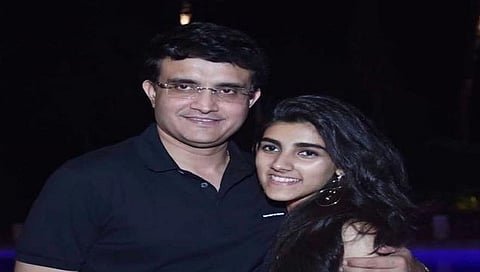 Sourav Ganguly  And his Daughter Sana