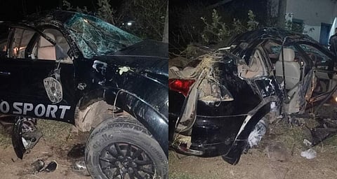 Car Accident in gadag