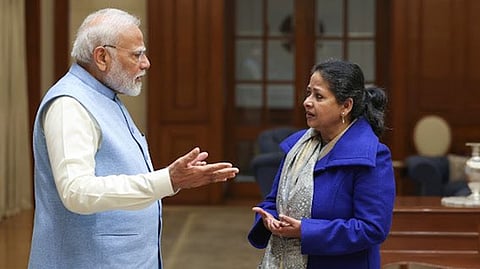 ನರೇಂದ್ರ ಮೋದಿ - ಶರ್ಮಿಷ್ಠಾ ಮುಖರ್ಜಿ