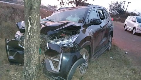ಲಕ್ಷ್ಮಿ ಹೆಬ್ಬಾಳ್ಕರ್ ಕಾರು ಅಪಘಾತ