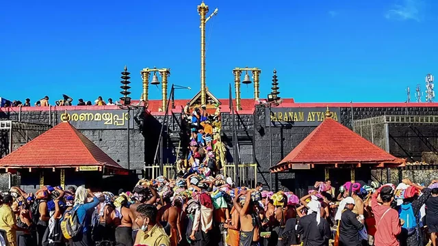 Devotees throng Sabarimala temple
