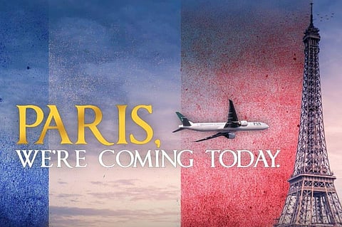 PIA ad resembling 9/11 imagery