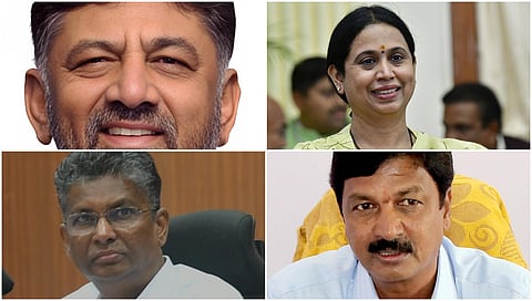 Dk Shivakumar, laxmi, satish and ramesh jarkiholi