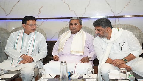 Surjewala, Siddaramaiah And Dk Shivkumar