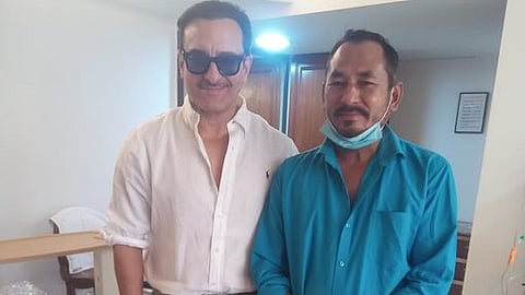 Saif Ali Khan Meets auto Driver