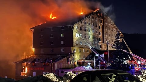 Turkey Ski Hotel fire: ಮೃತರ ಸಂಖ್ಯೆ 76ಕ್ಕೆ ಏರಿಕೆ; ಹಲವರ ಸ್ಥಿತಿ ಗಂಭೀರ, ತನಿಖೆಗೆ ಆದೇಶ