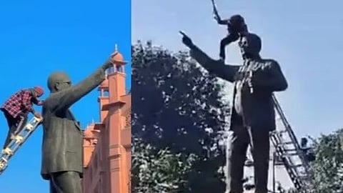 ಅಂಬೇಡ್ಕರ್ ಪ್ರತಿಮೆ ಧ್ವಂಸ