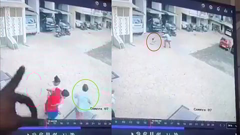 Man saves toddler falling