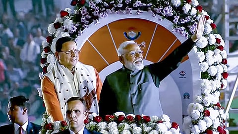 Pushkar Singh Dhami-Narendra Modi