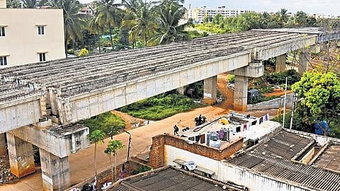 Work on the the incomplete rail overbridge at Jakkur in north Bengaluru is finally set to be completed after 11 years 