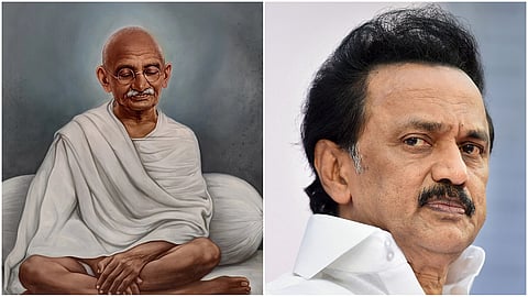 Mahatma Gandhi- MK Stalin