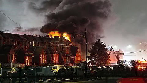Medical transport jet crashes in Philadelphia