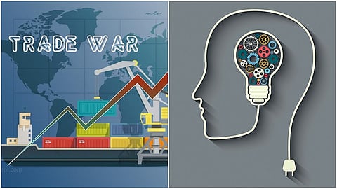 Trade war- new Discoveries (file pic)