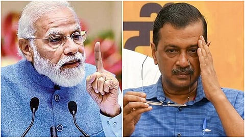 Narendra Modi- Arvind Kejriwal 