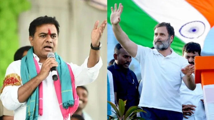 KT Rama Rao-Rahul Gandhi