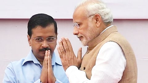Arvind Kejriwal-Narendra Modi