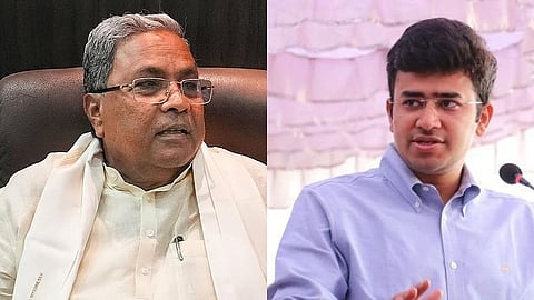 CM Siddaramaiah- MP Tejasvi Surya