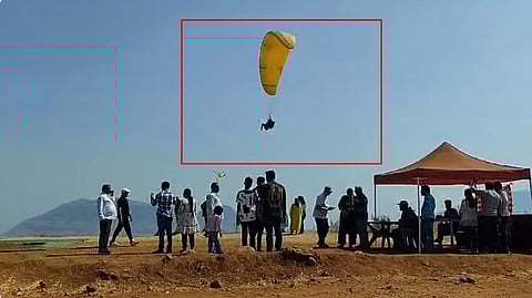 Maharashtra Student Paraglides To College To Avoid Traffic