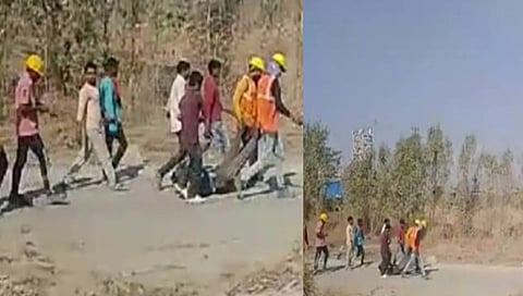 Body of migrant Bihar labourer dragged 