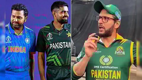 Rohit sharma, Babar and Shahid Afridi ಸಾಂದರ್ಭಿಕ ಚಿತ್ರ