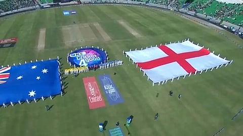 Champions Trophy 2025: PCB ಮತ್ತೊಂದು ಎಡವಟ್ಟು; ಪಾಕ್ ನ ಗಡಾಫಿ ಸ್ಟೇಡಿಯಂನಲ್ಲಿ ಮೊಳಗಿದ 'ಜನ ಗಣ ಮನ'; ನೆಟ್ಟಿಗರಿಂದ ಗೇಲಿ, Video!