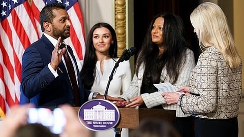 Kash Patel takes oath on Bhagavad Gita