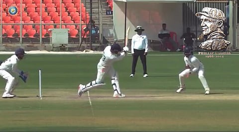 Philip Hughes and the Kerala-Gujarat match