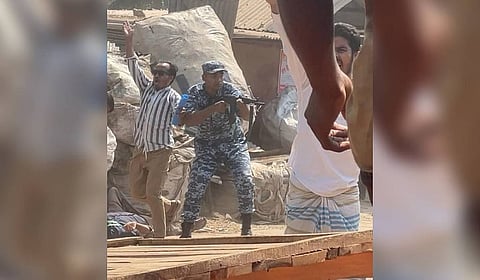 The military in a statement blamed “miscreants” for attacking the air force base in Cox's Bazar.Photo