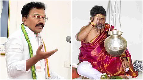 Congress general secretary PV Mohan- DK Shivakumar