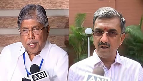 Chandrakant Patil and Shambhuraj Desai 