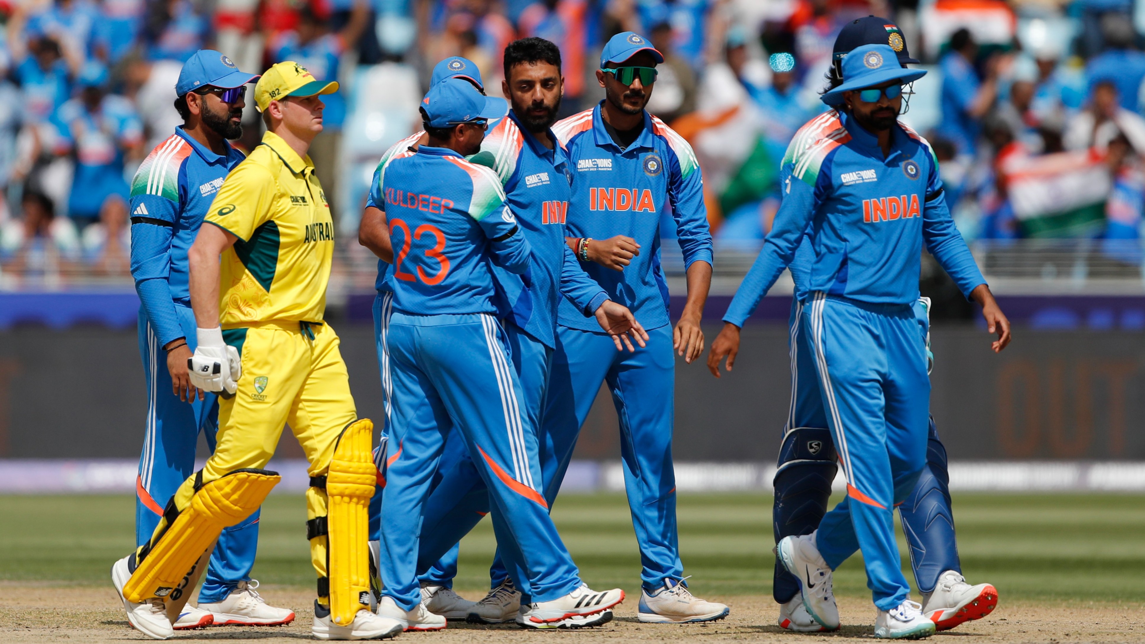 Indian Skipper Rohit Sharma Field Rare Playing XI