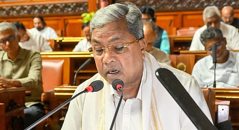 CM Siddaramaiah budget presentation
