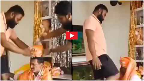 ಬೆಂಗಳೂರು: ವ್ಯಕ್ತಿಯೋರ್ವನನ್ನು ಮನೆಗೆ ಕರೆಸಿ ಸನ್ಮಾನ ಮಾಡಿ, ಹಿಗ್ಗಾಮುಗ್ಗ ಥಳಿಸಿ, ಅಶ್ಲೀಲ ಪದಗಳಿಂದ ನಿಂದನೆ; ವಿಡಿಯೋ ವೈರಲ್!