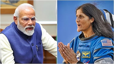 PM Modi, Sunita Williams