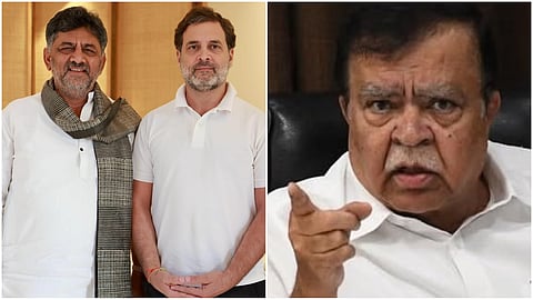 DK Shivakumar with Rahul Gandhi- Minister KN Rajanna