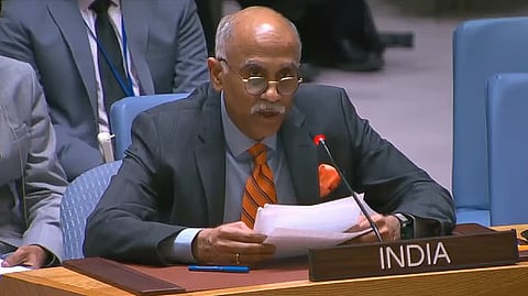 India's Permanent Representative to the United Nations Parvathaneni Harish 